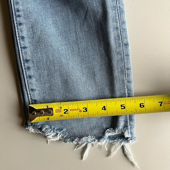 Levi’s 724 High Rise Slim Fit Straight Jean Color Light Blue Wash Size 24 - Picture 10 of 14